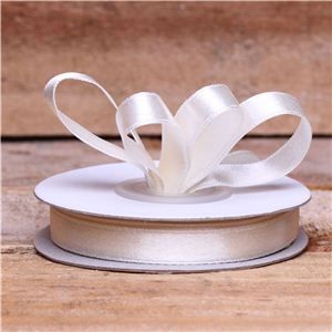 Basics 2 Go Satin Ribbon - 9mm Cream (Nylon)